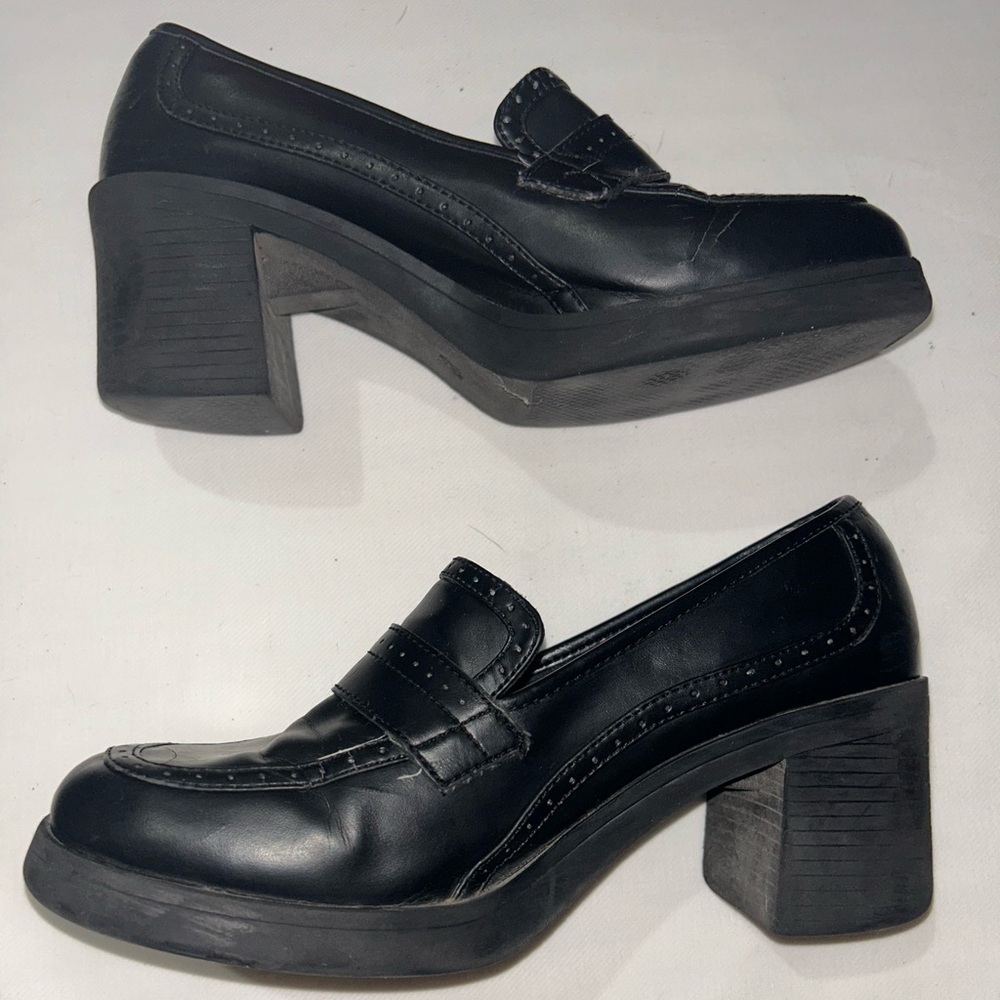 Vintage mudd platform loafers - Picture 7 of 14